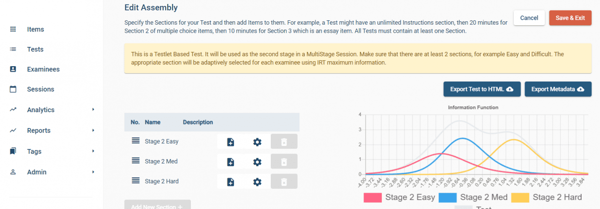 Multistage testing