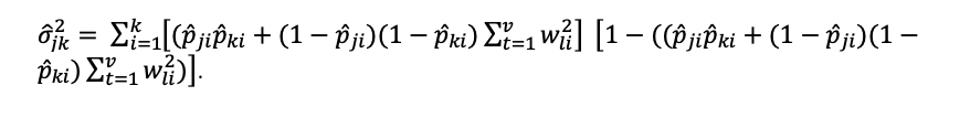 Wesolowsky collusion detection index